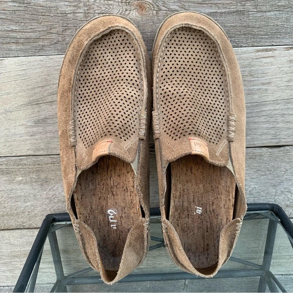 Olukai Moloa Kohana Shoe Mens 13 Convertible Slip On Comfort Suede Perforated - Picture 7 of 16